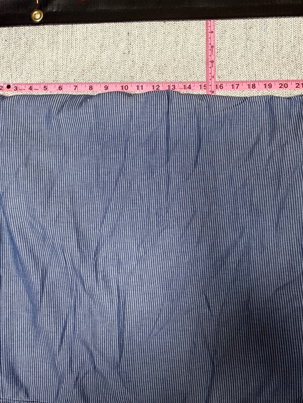 Sundance Blue Striped Embroidered Floral Tunic Top Small - Picture 12 of 12